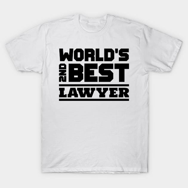 2nd best lawyer T-Shirt by colorsplash